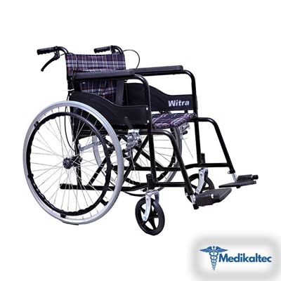 Witra Ithal Katlanabilir Refakatçi Manuel Tekerlekli Sandalye (Model 2433)