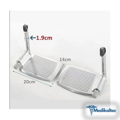 Tekerlekli Sandalye Ayaklık Pedalı Metal 2 Adet