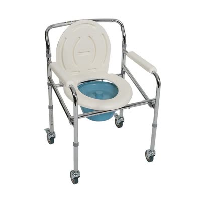 Ev Tipi Katlanır Tekerlekli Sandalye - Tuvaletli ve Banyo