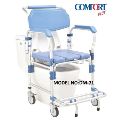 Comfort Plus Banyo ve Tuvalet Özellikli Tekerlekli Sandalye